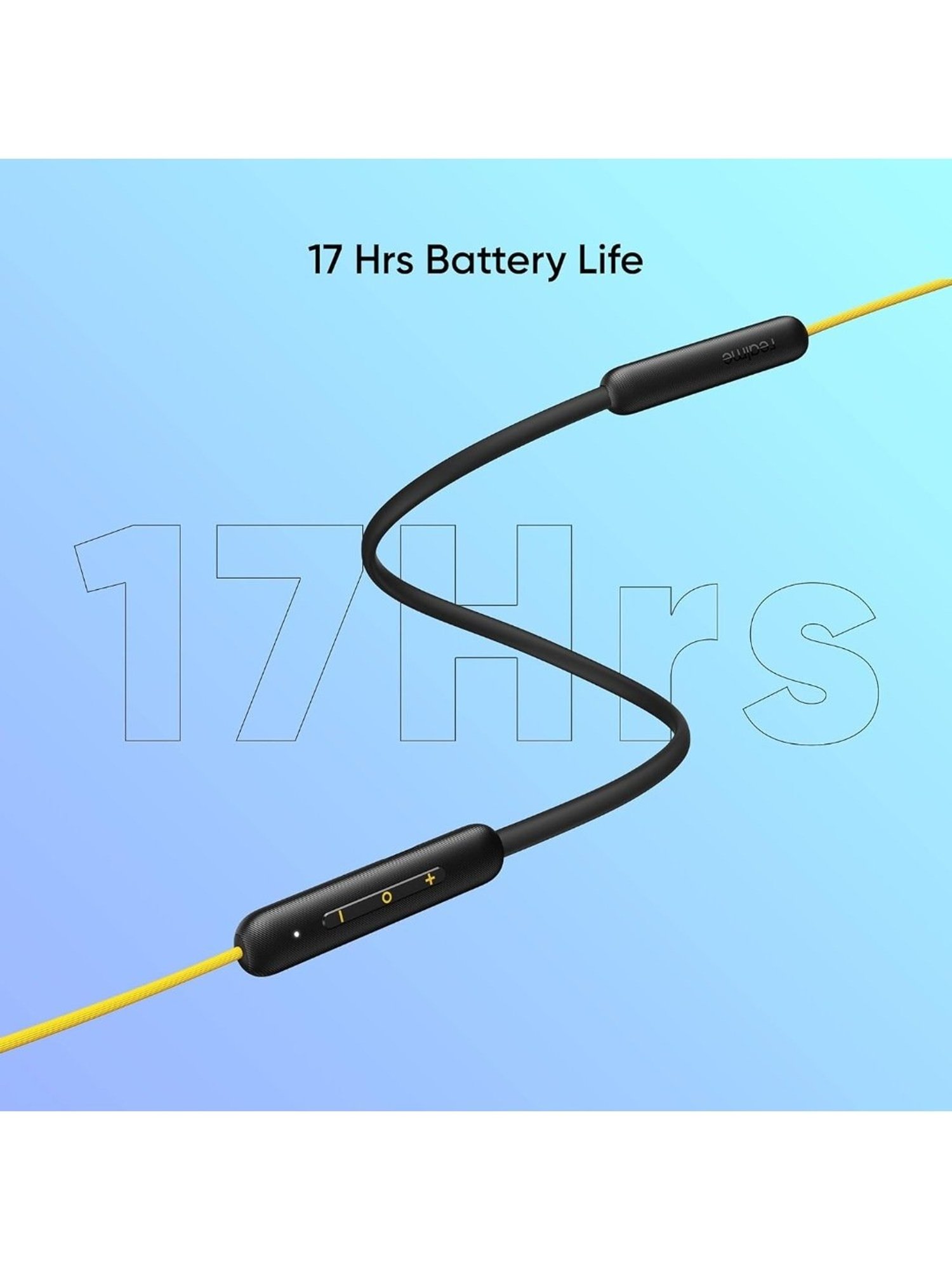 realme Buds Wireless 2 Neo In Ear BT Neckband with Upto 17Hrs Playtime & Fast Charging (Black)
