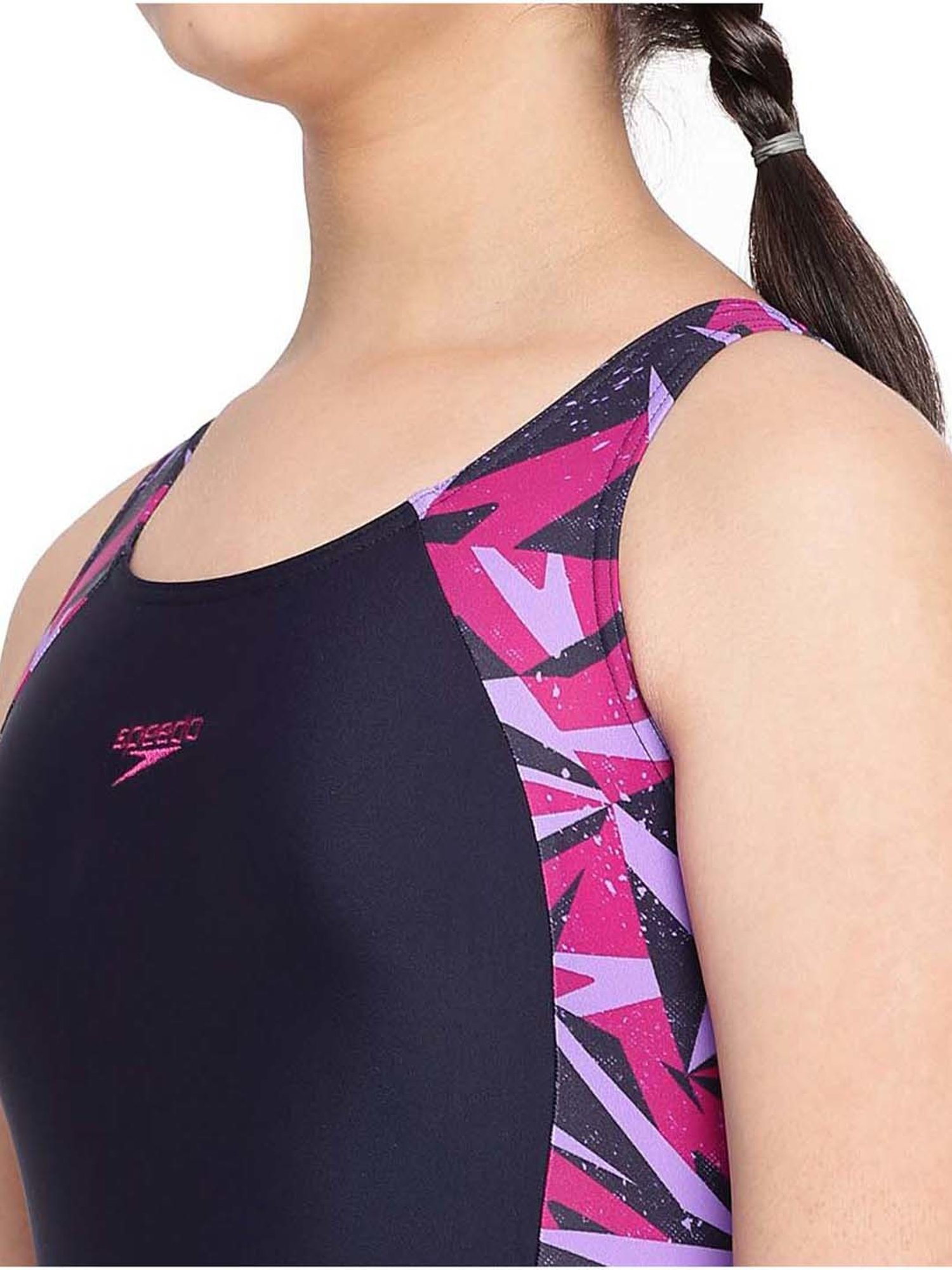 Cukoo Kids Red Printed Swimsuit