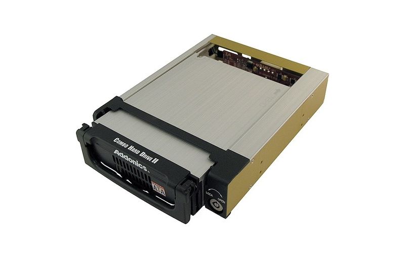 Addonics Mobile Rack II - 1 x 3.5" - Front Accessible - Internal - Black