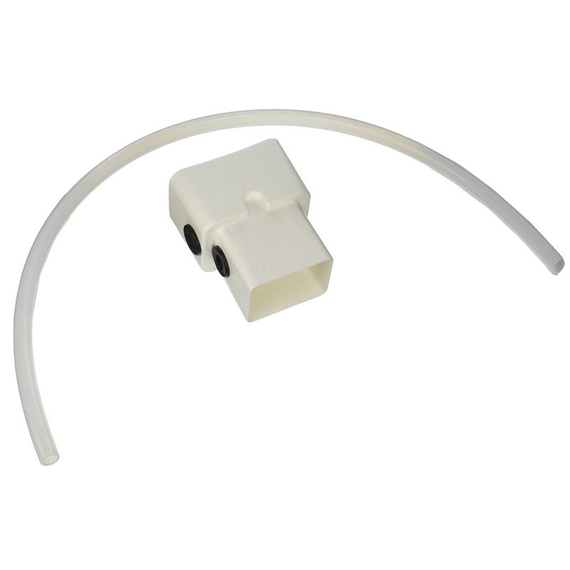 Rescue Rectangular Dual Diverter Kit - White - Emsco