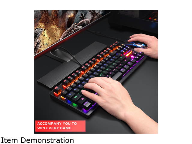 SADES Anivia K8 Gaming Keyboards Blademail Wired USB Keyboards for Pc/Mac gamers, 19 non-conflict keys, 7 colors Backlit, Metal Material