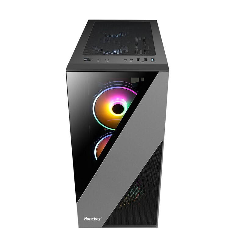 IPASON - Gaming Desktop - Intel 11th Gen i5 11600KF (6 Core up to 4.9GHz ) - RTX 3060 12GB  - 500GB SSD NVMe - 16GB 3200MHz - B560 - 550W Power Supply - Windows 10 home - RGB Fans - Gaming PC