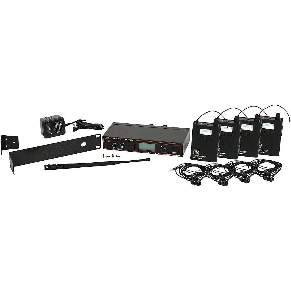 Galaxy Audio AS-1100-4D
Wireless Personal Monitors Assistive Listening Wireless Monitors