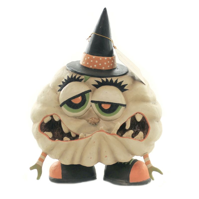 Halloween 11.25" Mash Halloween Lowe Jol Gourd  -  Decorative Figurines