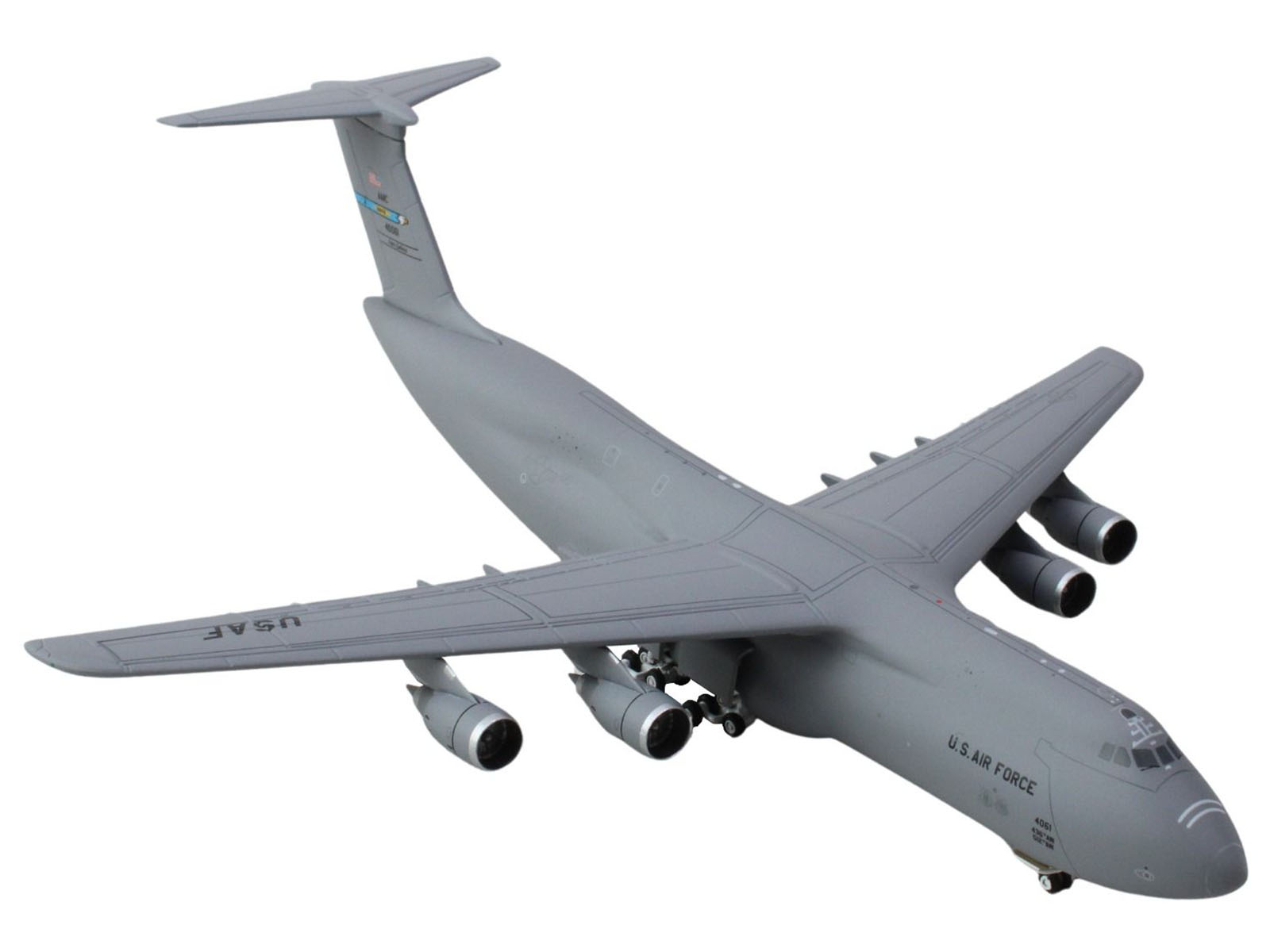 Lockheed C-5M Super Galaxy Transport Aircraft "Dover Air Force Base" United States Air Force (84-0061) Gray "Gemini Macs" Series 1/400 Diecast Model Airplane by GeminiJets