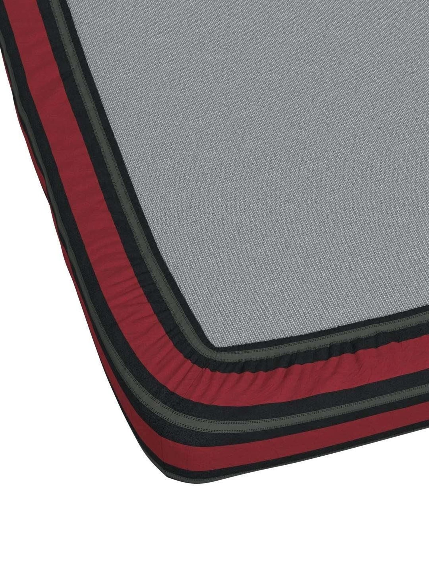 NAUTICA Pacific Coast Rust & Denim Cotton 160 TC King Fitted Bedsheet with 2 Pillow Cover