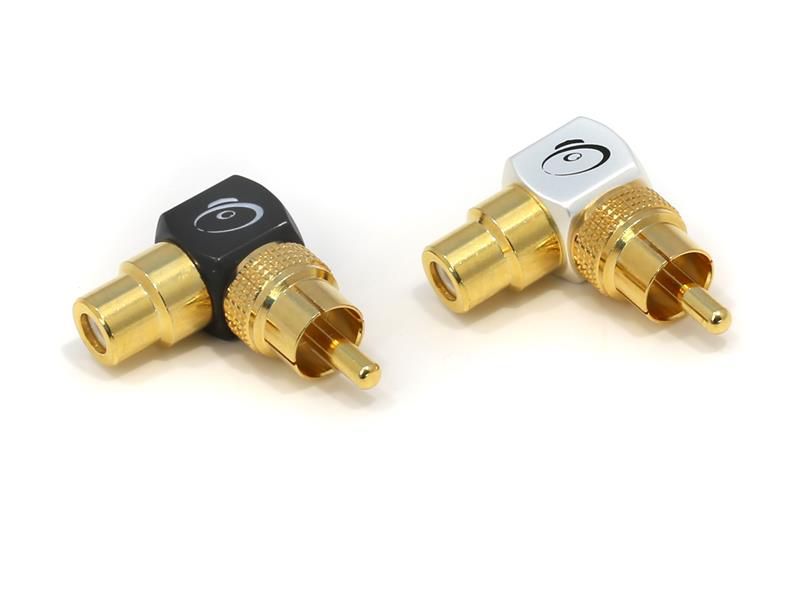 KnuKonceptz Krux Right Angle RCA Adapter Pair - Short