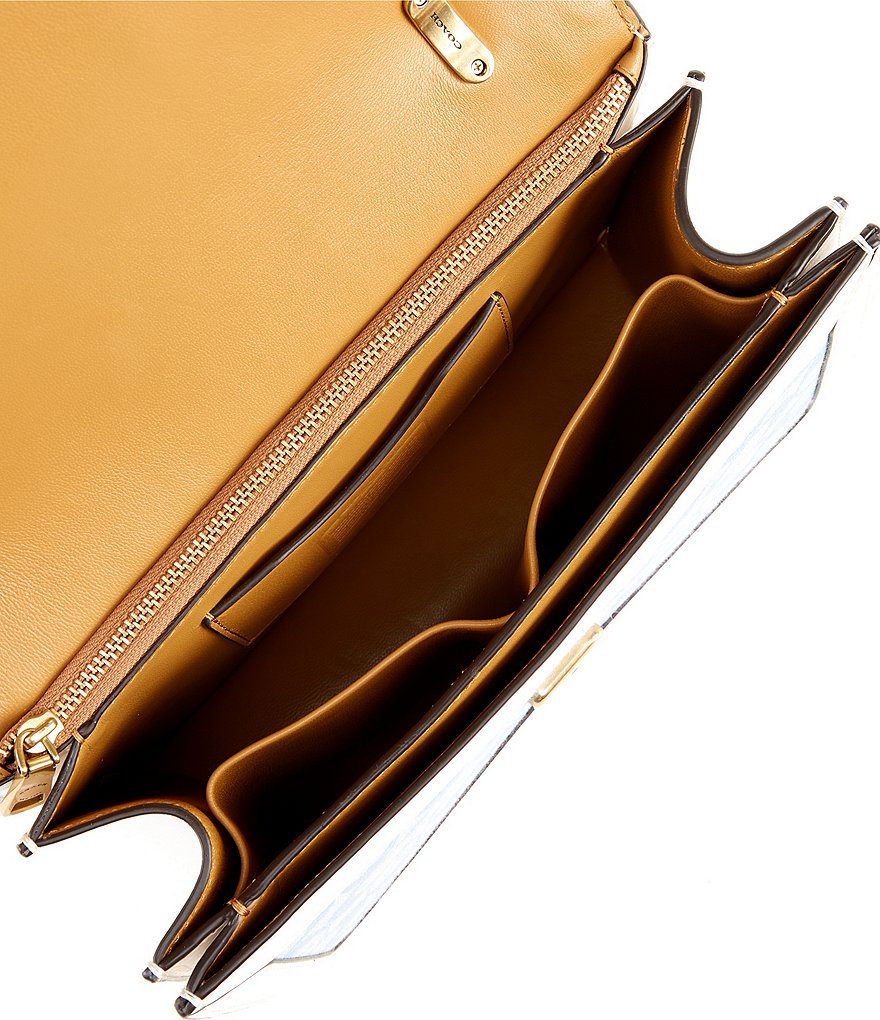 COACH Signature Chambray Allie Shoulder Bag