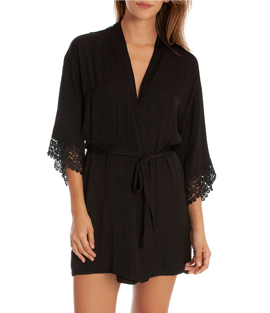 Little Giraffe Luxe Satin Snow Leopard Wrap Robe