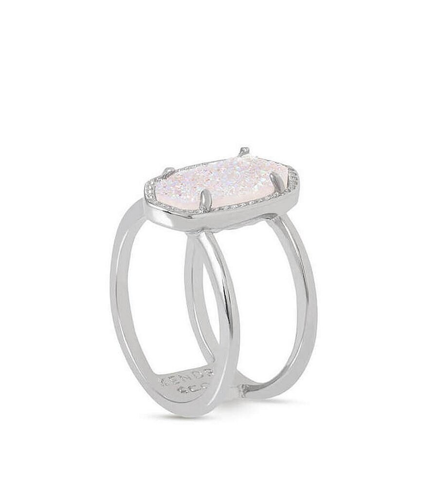 Kendra Scott Elyse Silver Double Band Ring