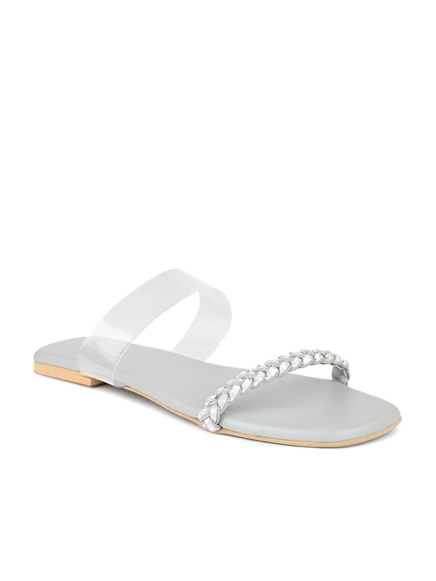 Design Crew Women's Grey Casual Sandals