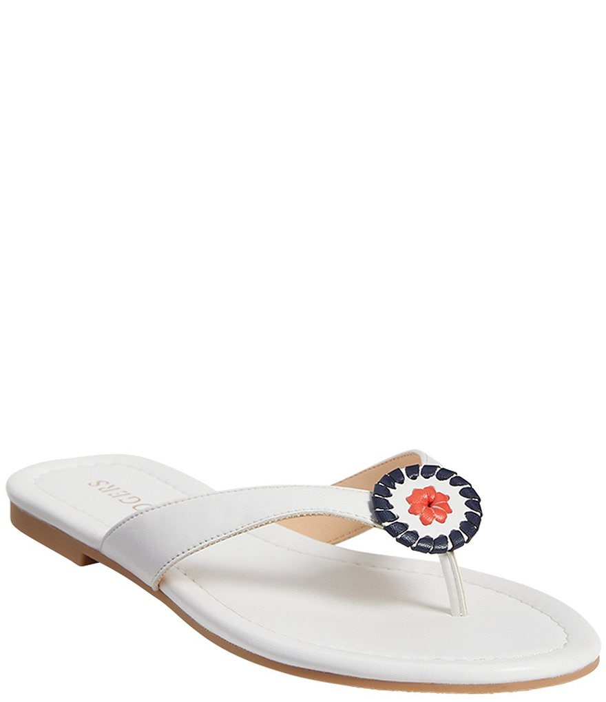 Jack Rogers Rowan Patriotic Flip Flops