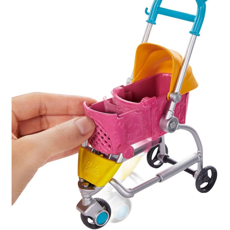 Barbie Stroll 'N Play Pups Doll Playset
