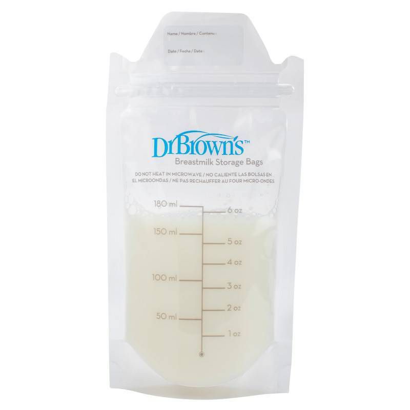 Dr. Brown's Breast Milk Storage Bags - 50ct