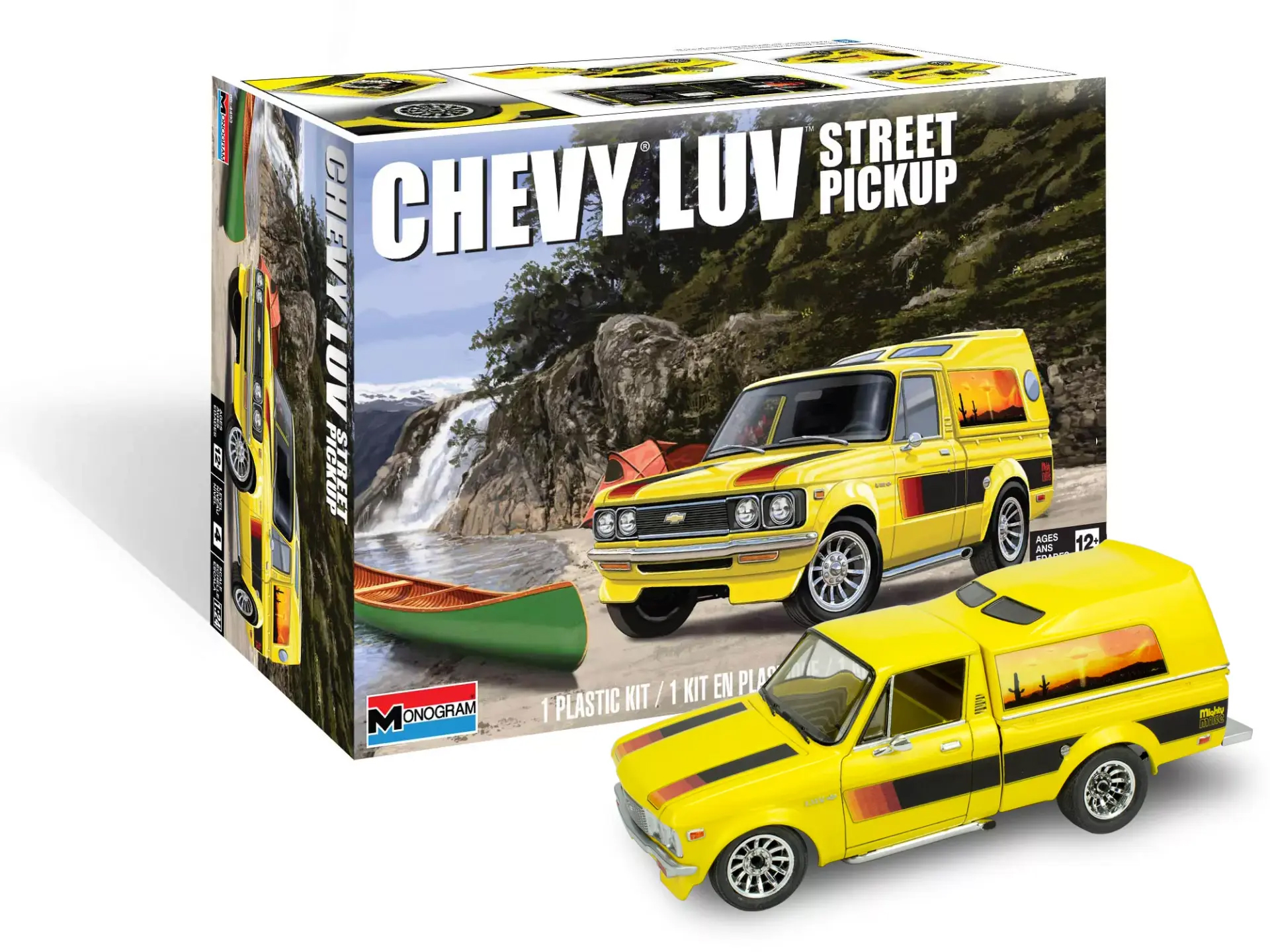 Level 4 Model Kit 1978 Chevrolet Blazer Pickup Truck "Pulled Pork Pulldozer" 1/24 Scale Model by Revell