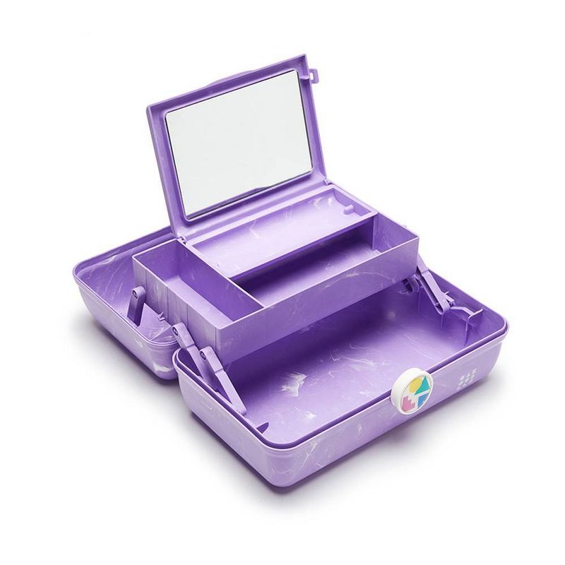 Caboodles On the Go Girl Cosmetic Bag - Purple Marble