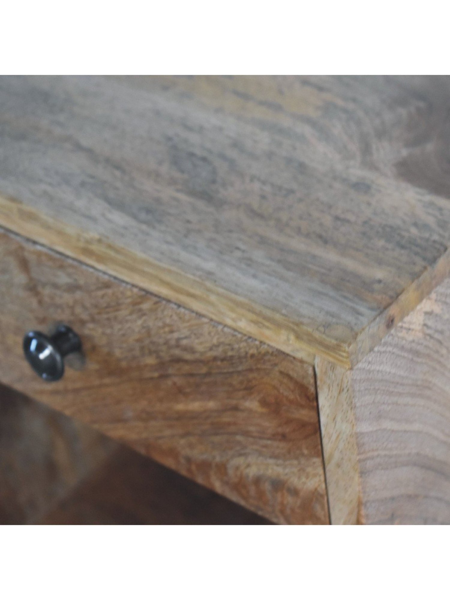 Sleepyhead Ally Teak Brown Sheesham Wood Bedside Table