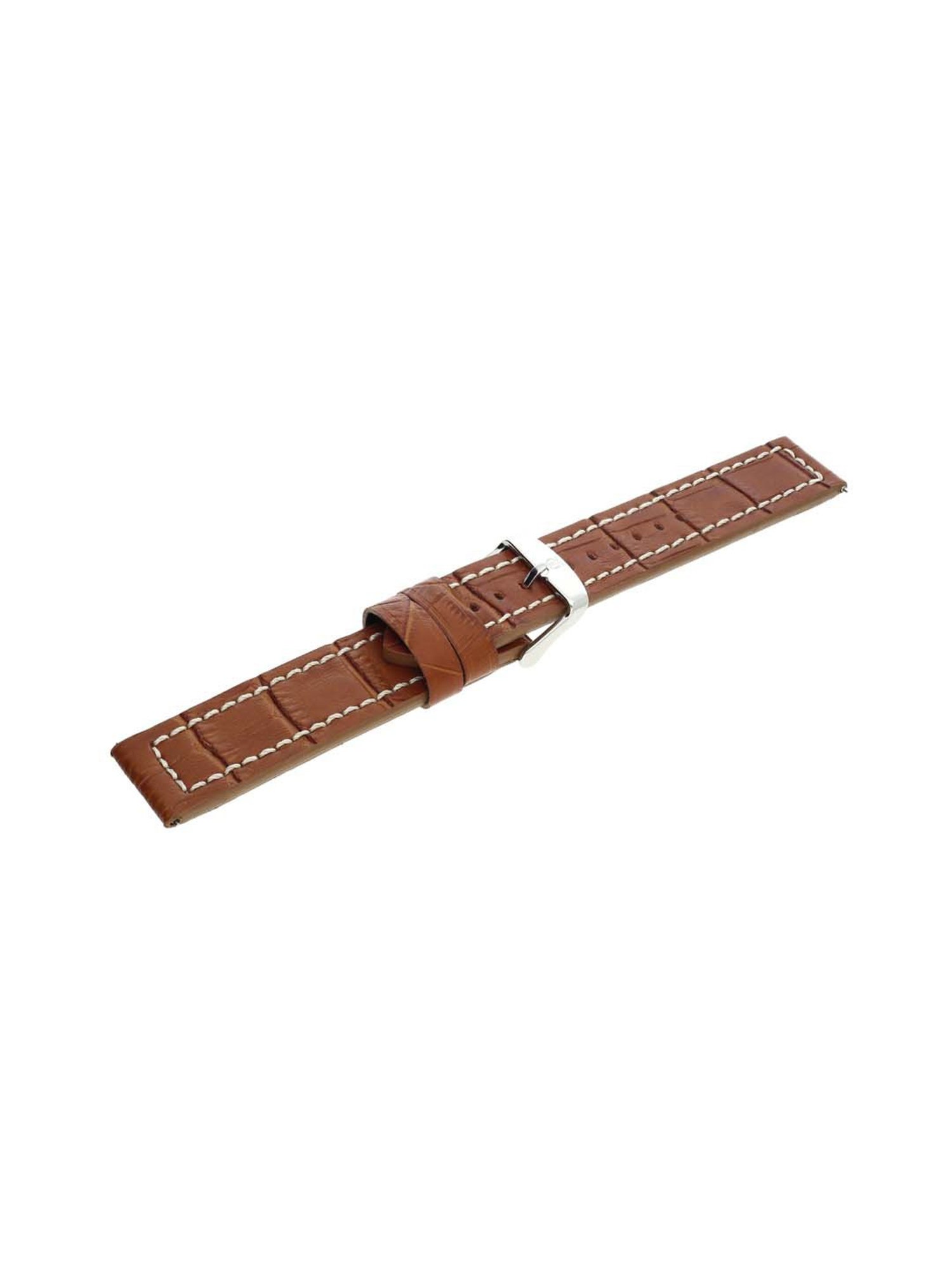 Titan 24 mm Tan Genuine Leather Strap for Men