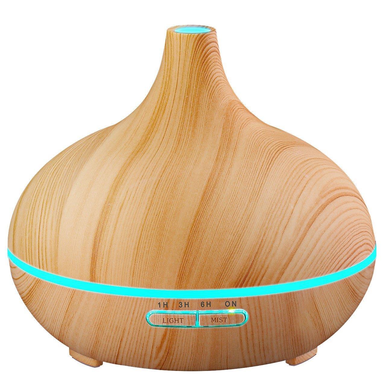 WorryFree 550ML Ultrasonic LED Essential Oil Diffuser