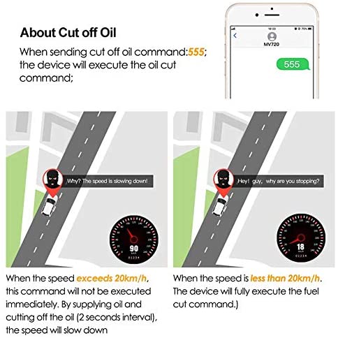 Mini GPS Relay GPS Tracker Car MV720 9-90V Cut Off Fuel Vehicle Tracker Vibrate Overspeed Alert Geofence Free APP PK CJ720 LK720