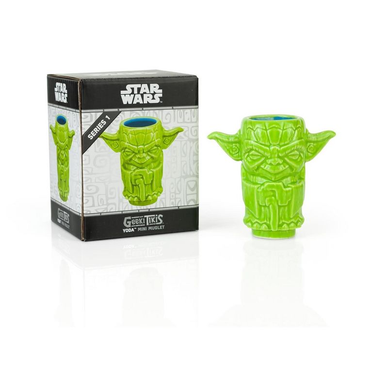 Beeline Creative Geeki Tikis Star Wars Master Yoda Ceramic Mini Muglet | Holds 2 Ounces