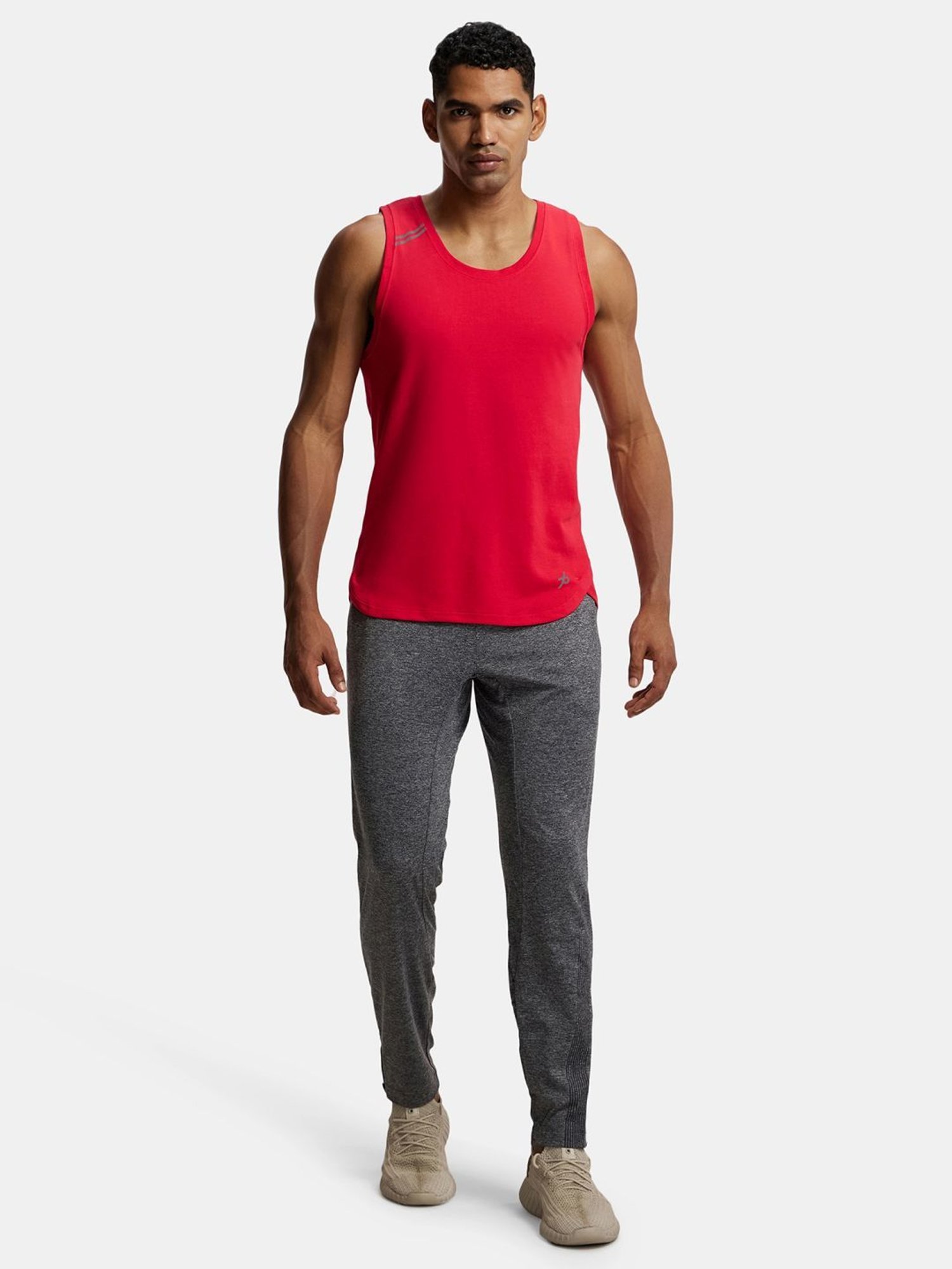 Basics Green Jogger Track Pant