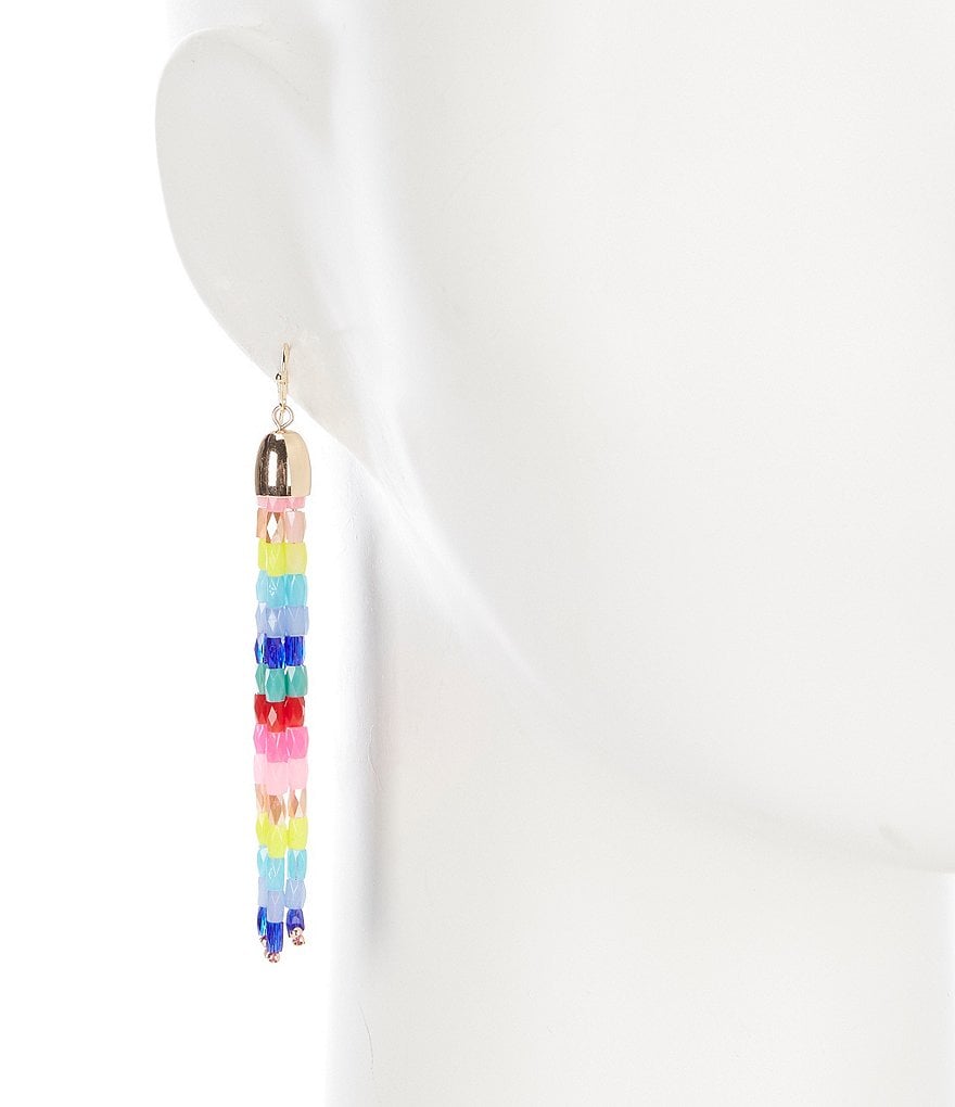 Anna & Ava Beaded Tassel Earrings