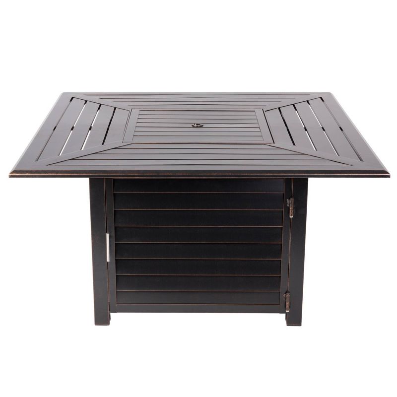 Palmetto Aluminum Square LPG Fire Pit - Fire Sense