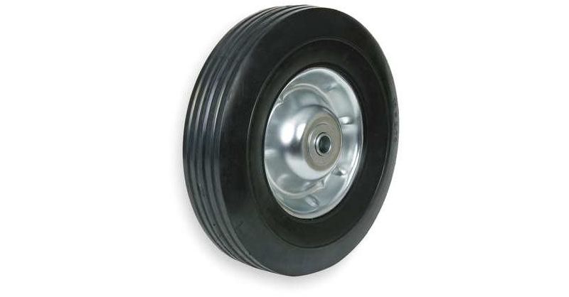 ZORO SELECT 1NXA9 Semi-Pneumatic Wheel,10 in.,80 lb.