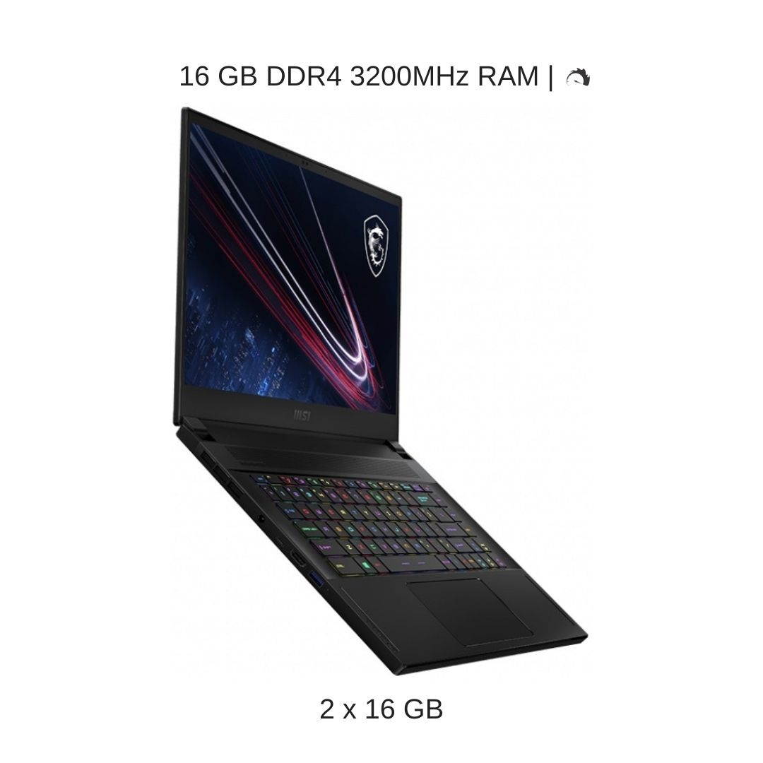 [2021] HIDevolution MSI GS66 Stealth 11UH 15.6" QHD 240Hz, 2.3 GHz i7-11800H, RTX 3080, 32 GB 3200MHz RAM, 4 TB PCIe SSD