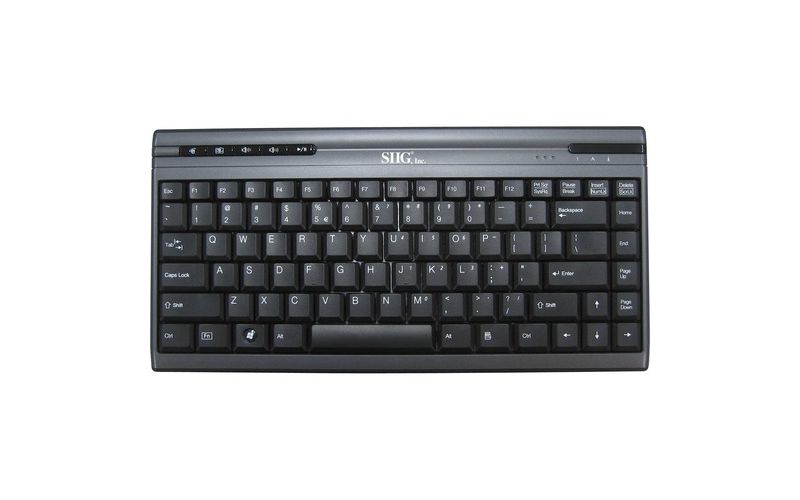 SIIG USB Mini Multimedia Keyboard - USB