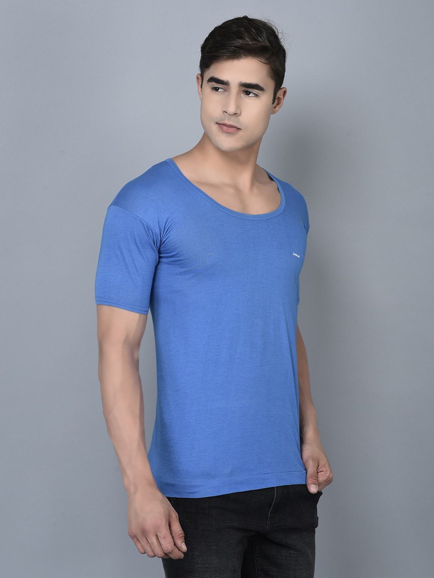 Dollar Bigboss Assorted Cotton Regular Fit Vest - Pack Of 5