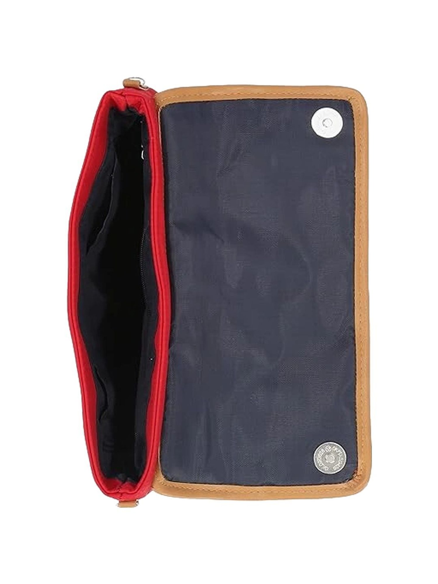 Nautica Red Solid Medium Sling Handbag