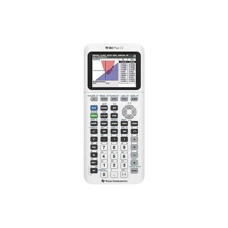 Plus CE Color Graphing Calculator, White