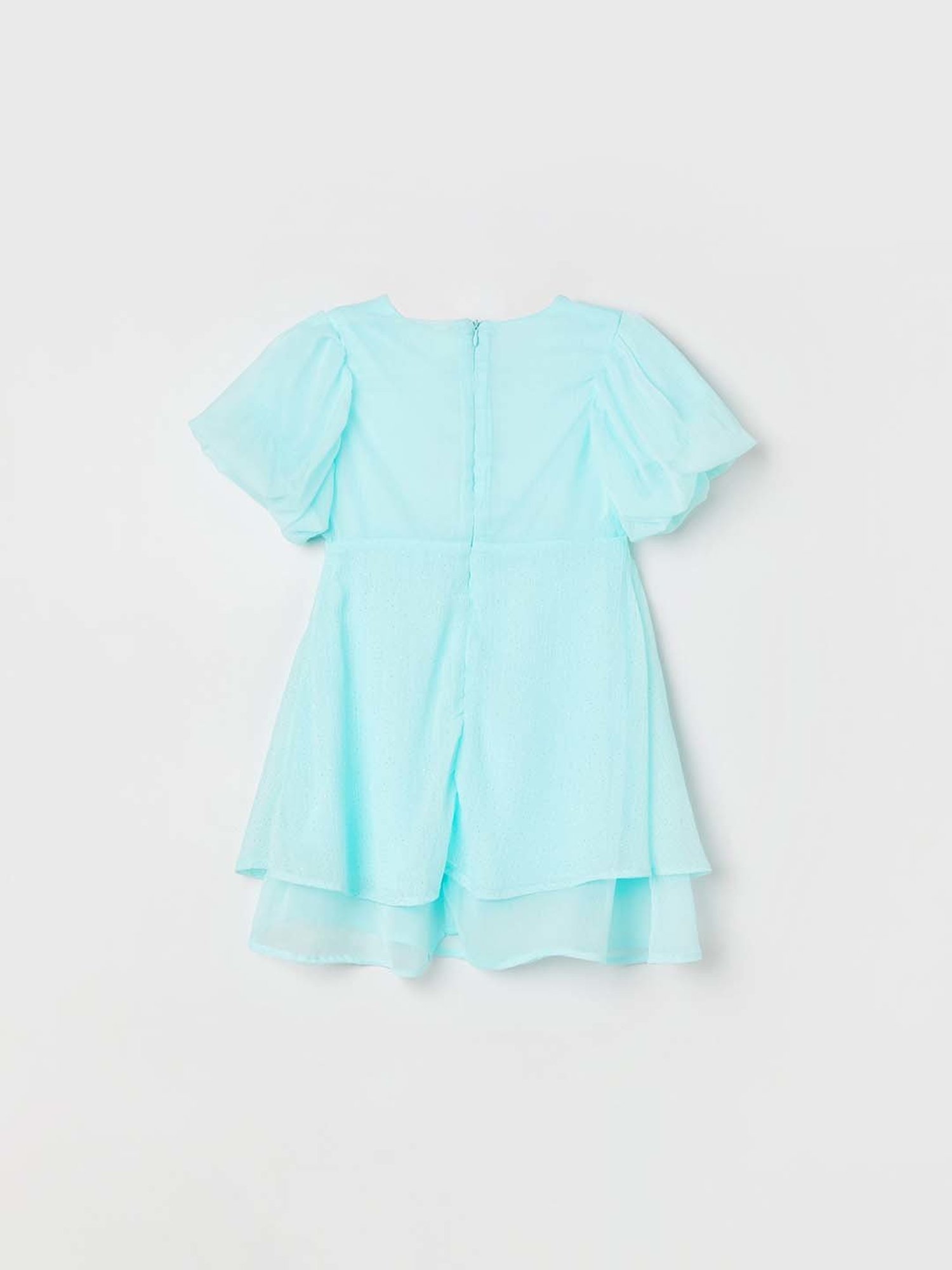 Fame Forever by Lifestyle Kids Blue Applique Dress