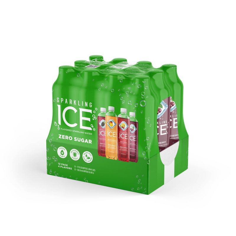 Sparkling Ice Green Variety Pack - 12pk/17 fl oz Bottles