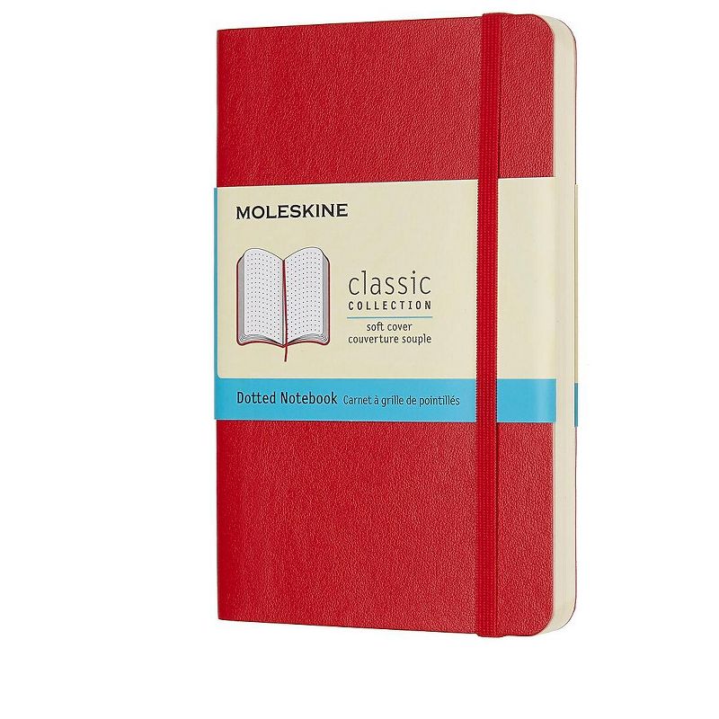 Moleskine Pocket, Dotted, Scarlet Red, Soft 854627