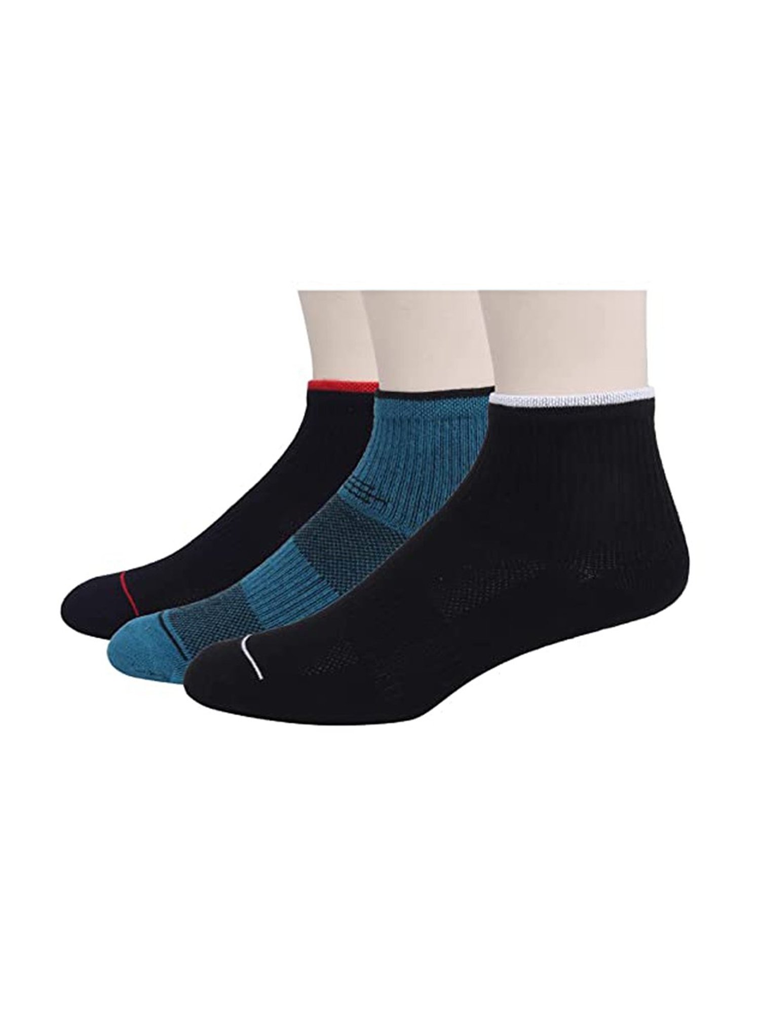 Sokker Multicolor Cotton Solid Socks - Set of 3