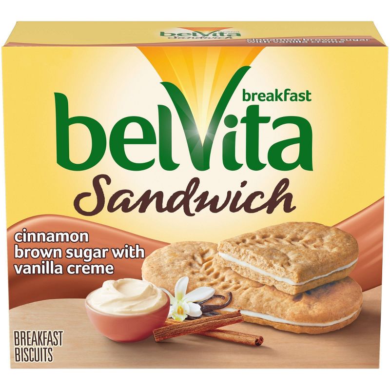 BelVita Sandwhich Cinnamon Brown Sugar & Vanilla Creme - 5 Packs