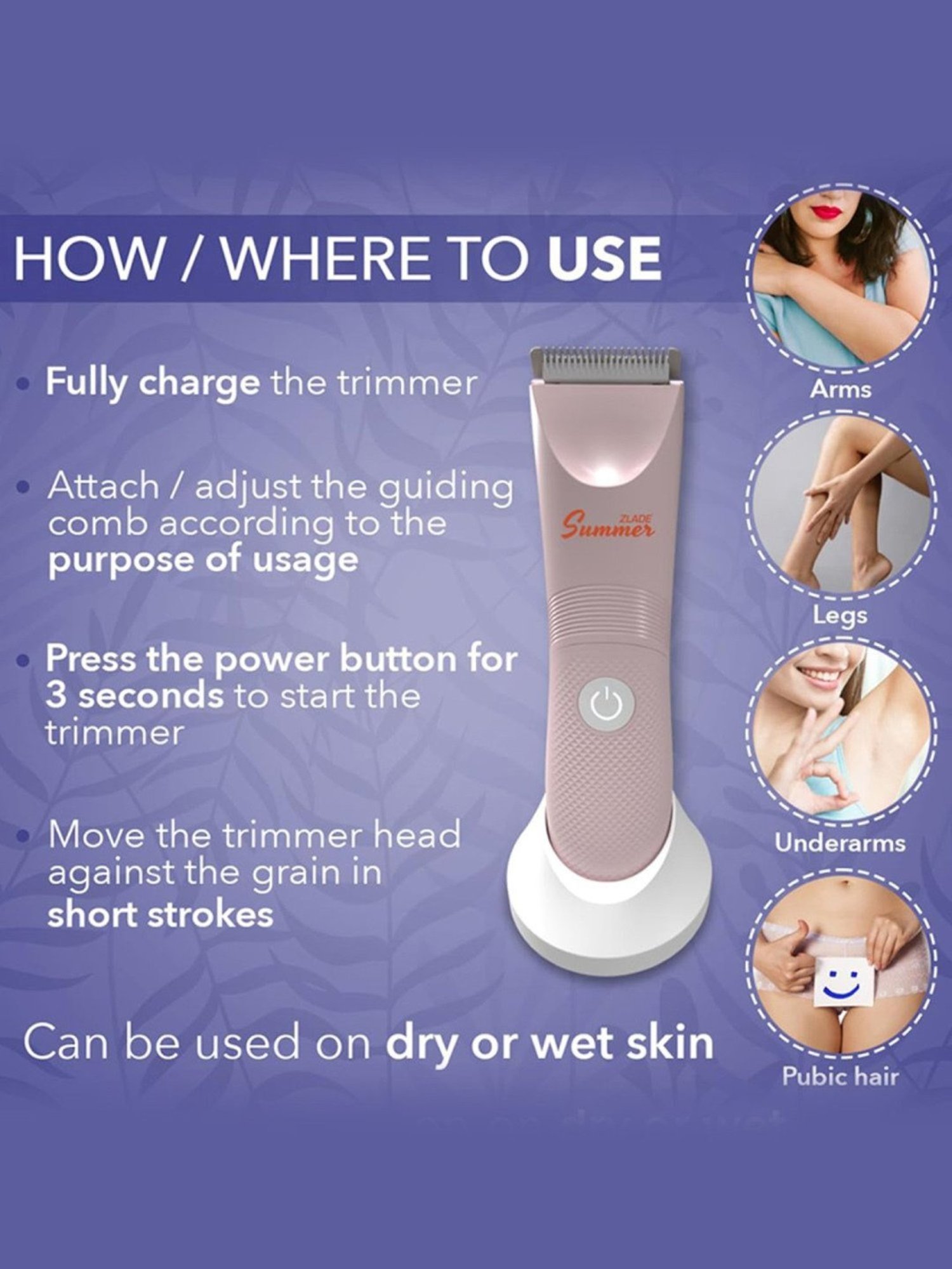 Wahl Professional Moser 1400 Germany Hair Clipper (Maroon)