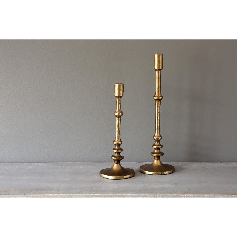 Park Hill Collection Cast Aluminum Classic Candle Stick, Tall