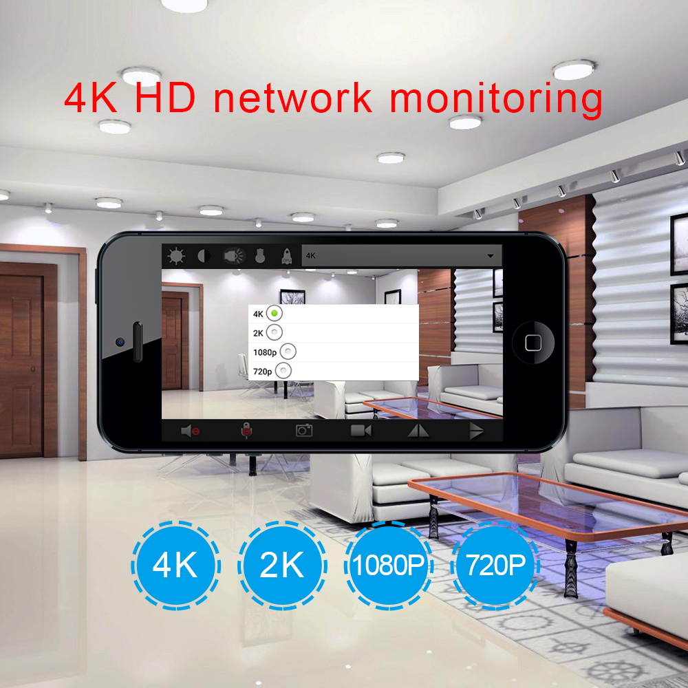 4K Mini Camera WiFi Smart Wireless Camcorder IP Hotspot HD Night Vision Video Micro Small Cam Motion Detection Vlog Espia