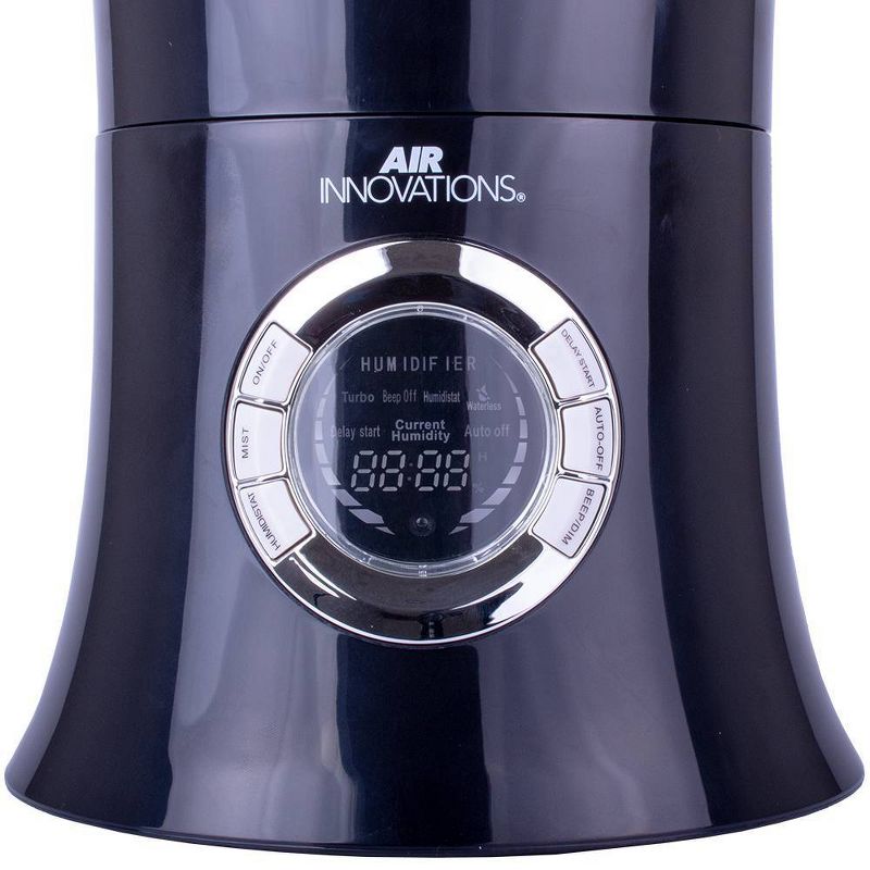 Air Innovations 1.7 Gal Ultrasonic Cool Mist Humidifier with Aroma Tray Black