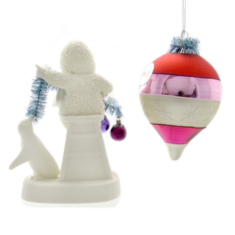 Dept 56 Snowbabies Don't Open Till Christmas Christmas Set Of 2  -  Decorative Figurines