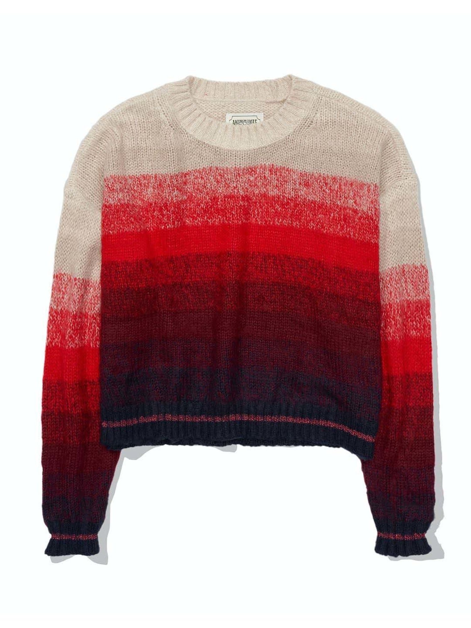 American Eagle Outfitters Red Striped Sweater