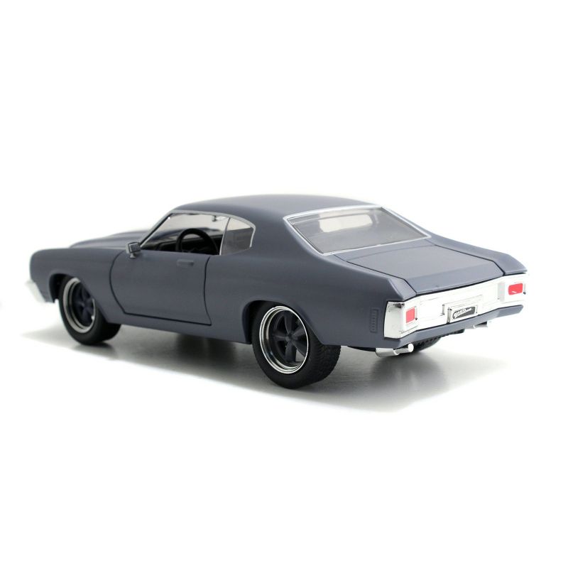 Jada Toys Fast & Furious 1970 Chevy Chevelle SS -  Die-Cast Vehicle - 1:24 Scale - Gray