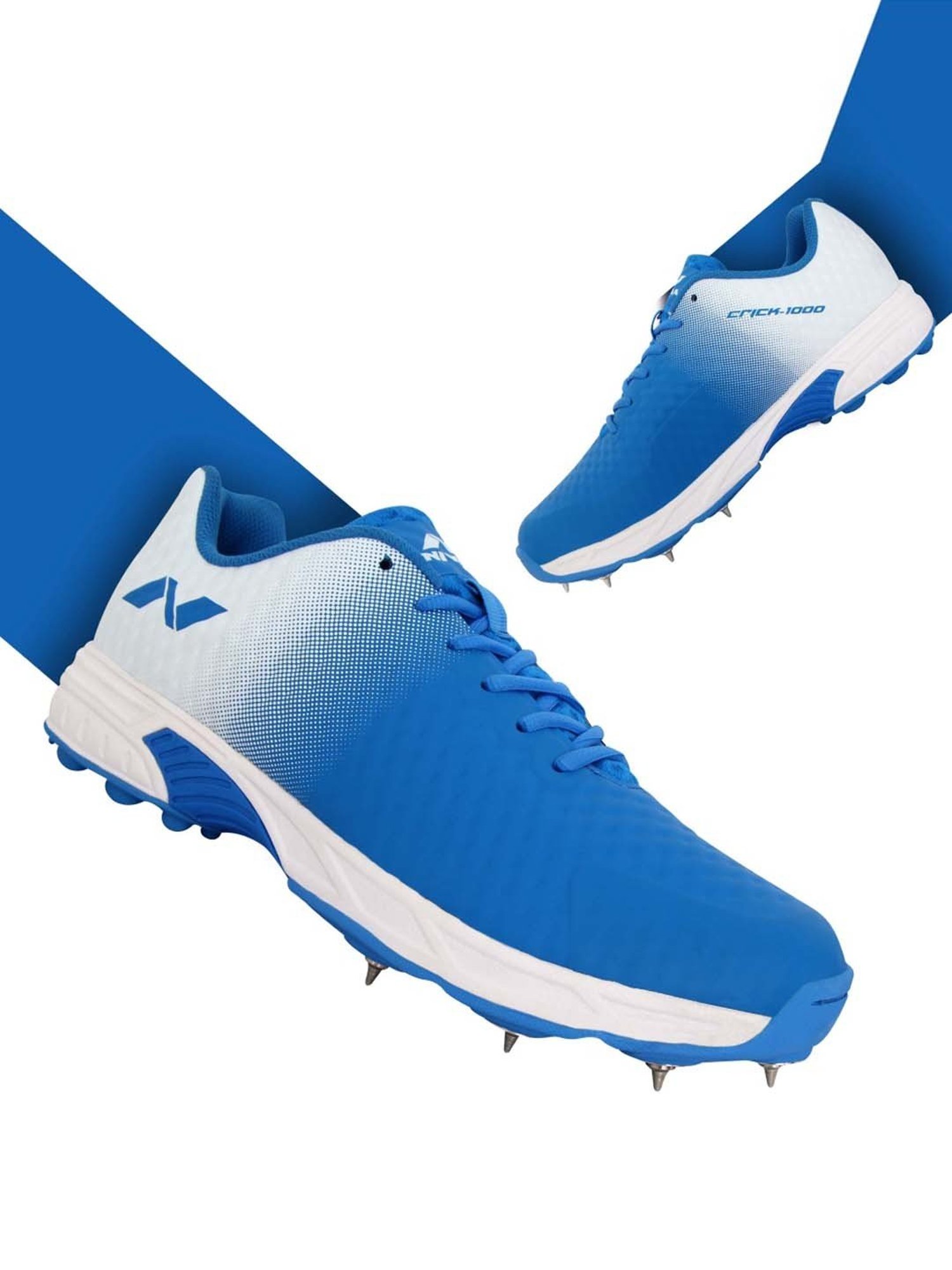 Nivia Men's crick-1000 Aster Blue Cricket Shoes