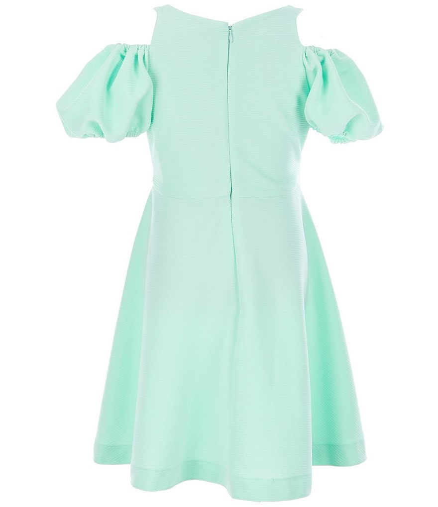 Rare Editions Big Girls 7-16 Tie-Dye Pleated Chiffon Maxi Dress