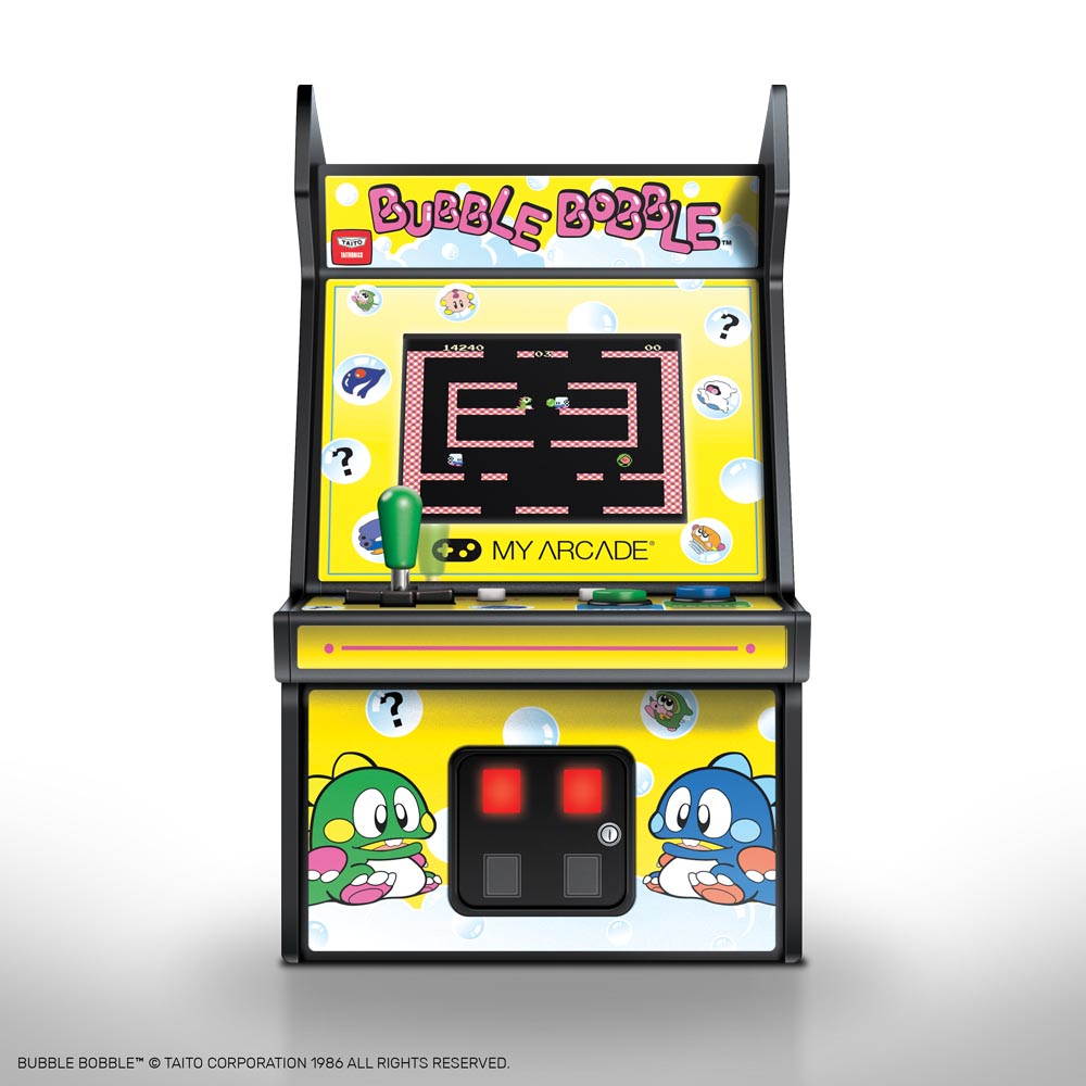 My Arcade Bubble Bobble Micro Player 6" Collectable Portable Handheld Video Game