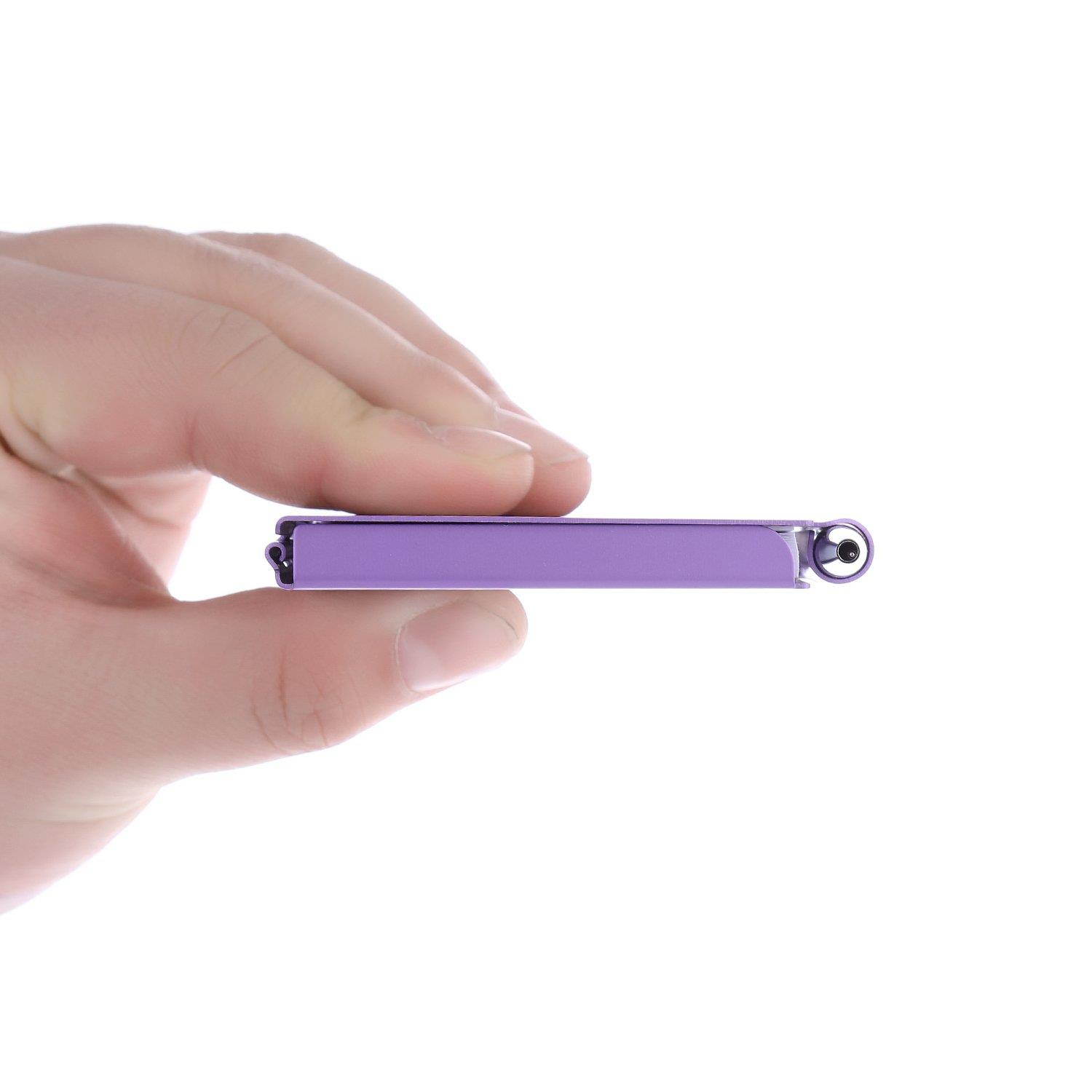 Metal Pocket Notebook-Convenient Aluminum Note Case with Mini Pen and Notepad-AMASSAN